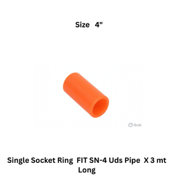 Ajay GreenlineSingle Socket Ring FIT SN-4 Uds Pipe X 3 mt Long 110 mm