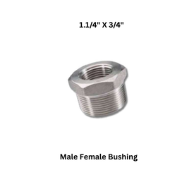 Luthra Pneumsys Male Female Bushing - 1.1/4" X 3/4"