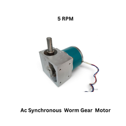 Sumit Engineering Works Ac Synchronous Worm Gear Motor - 5 RPM
