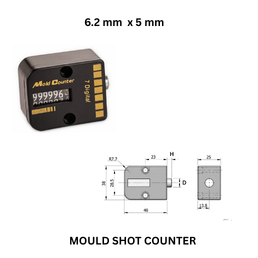 Mould Shot Counter - 6.2 mm x 5 mm