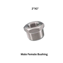 Luthra Pneumsys Male Female Bushing - 2"X1"