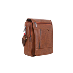 ASB 213 Leatherette Sling Bag Light Brown