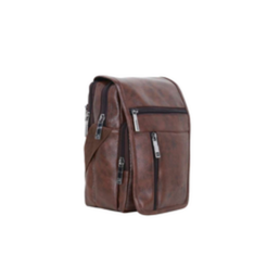 ASB 127 Leatherette Sling Bag Dark Brown