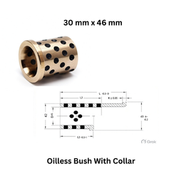 Oilless Bush With Collar - 30 mm x 46 mm