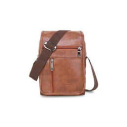 ASB 127 Leatherette Sling Bag Light Brown