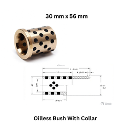 Oilless Bush With Collar - 30 mm x 56 mm