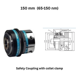 KBK Safety Coupling with collet clamp - 150 mm (65-150 nm)
