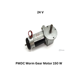 Sumit Engineering Works PMDC Worm Gear Motor 150 W - 24 V