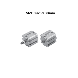 Janatics Pneumatic Compact Cylinder Double Acting (Compact ISO type) - Ø25 x 30mm