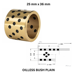 Oilless Bush Plain - 25 mm x 36 mm