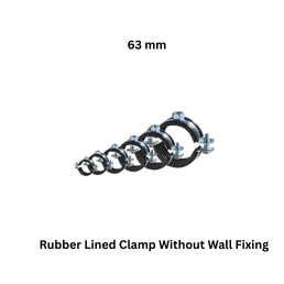 Luthra Pneumsys Rubber Lined Clamp Without Wall Fixing - 63 mm