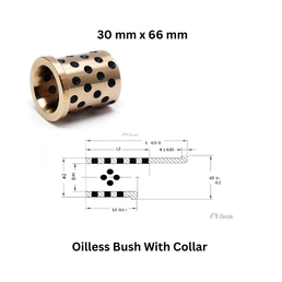 Oilless Bush With Collar - 30 mm x 66 mm