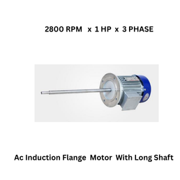 Sumit Engineering Works Ac Induction Flange Motor With Long Shaft - 2800 RPM x 1 HP x 3 PHASE