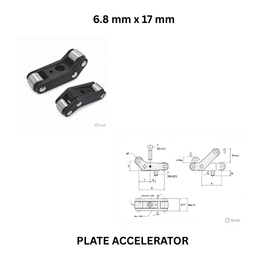 Plate Accelarator - 6.8 mm x 17 mm