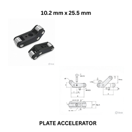 Plate Accelarator - 10.2 mm x 25.5 mm