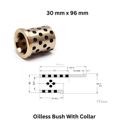 Oilless Bush With Collar - 30 mm x 96 mm