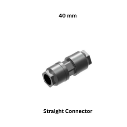 Luthra Pneumsys Straight Connector - 40 mm