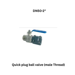 AirPipe Quick plug ball valve (male Thread) -DN50-2"