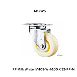 Supo Poly PP Milk White IV-103-WH-100 X 32-PP-M - M12x25