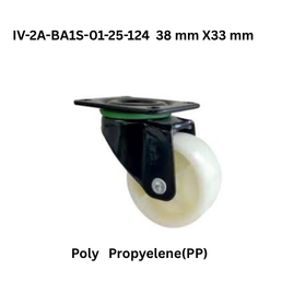 Supo Low Height Heavy Duty Caster Wheel IV-30-100x70-662-WH 115 mm x115 mm x5 mm