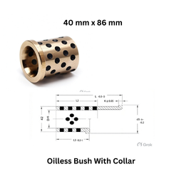 Oilless Bush With Collar - 40 mm x 86 mm