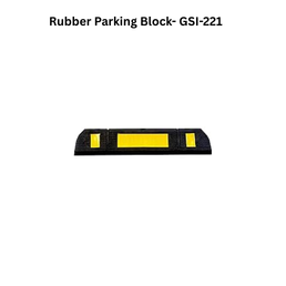 GoSafe Road Safety Product Rubber Parking Block- GSI-221