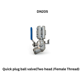 AirPipe Quick plug ball valve(Two head /Female Thread) - DN25