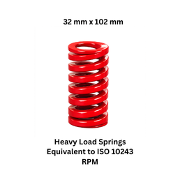 Shree Ganesh Enterprises Heavy Load springs Red - 32 mm x 102 mm