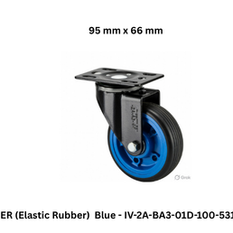 Supo Poly ER (Elastic Rubber) Blue - IV-2A-BA3-01D-100-531 - 95 mm x 66 mm