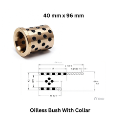 Oilless Bush With Collar - 40 mm x 96 mm