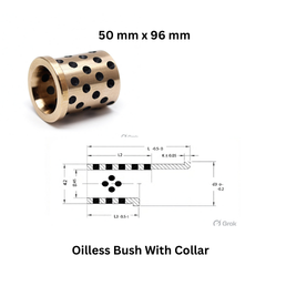 Oilless Bush With Collar - 50 mm x 96 mm