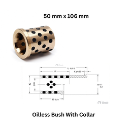 Oilless Bush With Collar - 50 mm x 106 mm