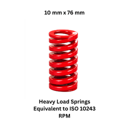 Shree Ganesh Enterprises Heavy Load springs Red - 10 mm x 76 mm