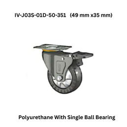 Supo Grand Polyurethane With Single Ball Bearing IV-J03S-01D-50-351 (49 mm x35 mm)