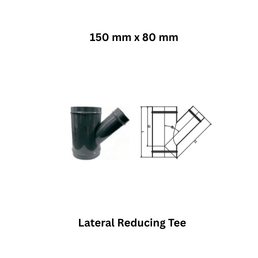 AirPipe Lateral Reducing Tee - 150 mm x 80 mm