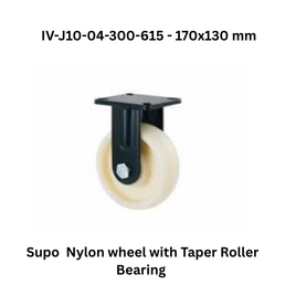 Supo Nylon wheel with Taper Roller Bearing IV-J10-04-300-615 - 170x130 mm