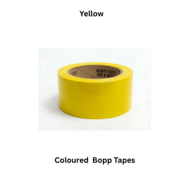 Itapes Coloured Bopp Tapes- Yellow