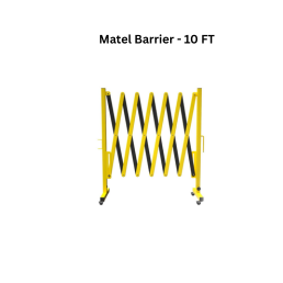 GoSafe Road Safety Product Matel Barrier - 10 FT
