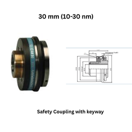 KBK Safety Coupling with keyway - 30 mm (10-30 nm)