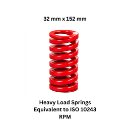 Shree Ganesh Enterprises Heavy Load springs Red - 32 mm x 152 mm