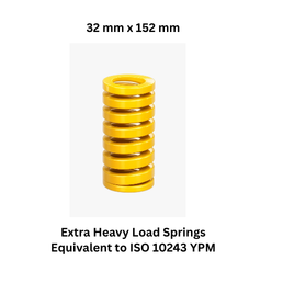 Shree Ganesh Enterprises Extra Heavy Load springs Yellow - 32 mm x 152 mm