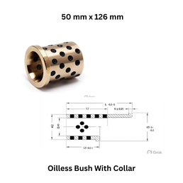 Oilless Bush With Collar - 50 mm x 126 mm