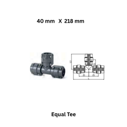 AirPipe Equal Tee - 40 mm X 218 mm