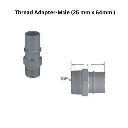MechAir Thread Adapter-Male (25 mm x 64mm )