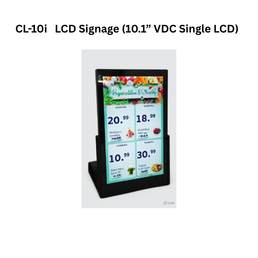 Clonet Point of Sales / Kiosk / Printers Scanners / Digital Signage CL-10i LCD Signage (10.1” VDC Single LCD)