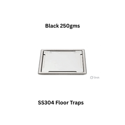 Simtex SS304 Floor Traps Black 250gms