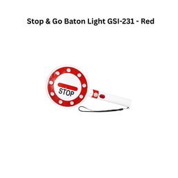GoSafe Road Safety Product Stop & Go Baton Light GSI-231 - Red