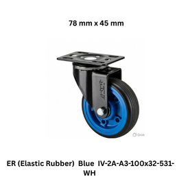 Supo Poly ER (Elastic Rubber) Blue IV-2A-A3-100x32-531-WH - 78 mm x 45 mm