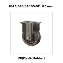 Supo ER(Elastic Rubber) Black IV-2A-BA3-01-100-511 78 mmx45 mm