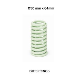 Die Springs Light Green - Ø50 mm x 64 mm